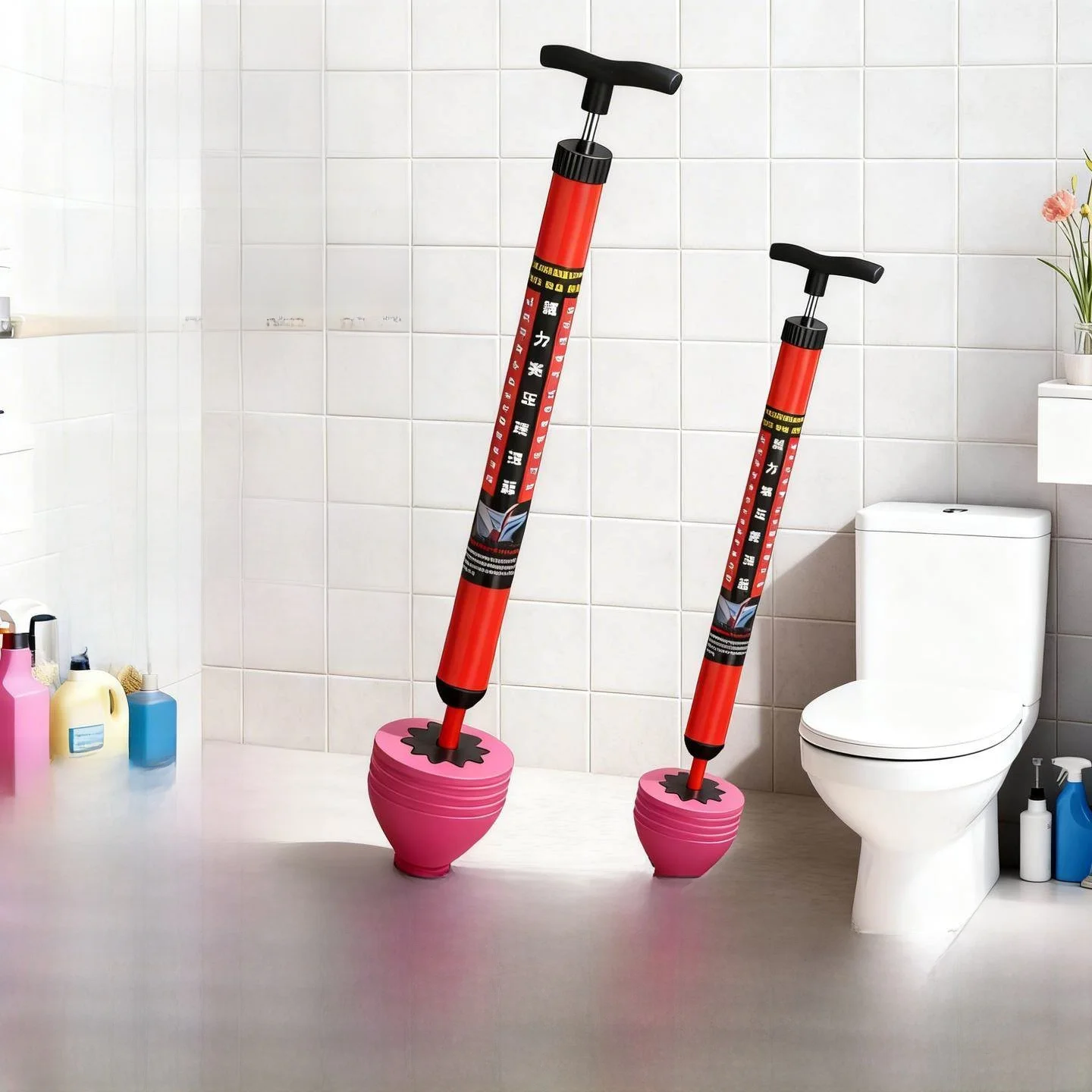 

Powerful High Pressure Air Toilet Unblocking Tool Toilet Plunger Bathroom Pipe Cleaning Device Strong Suction Drain Unblocker