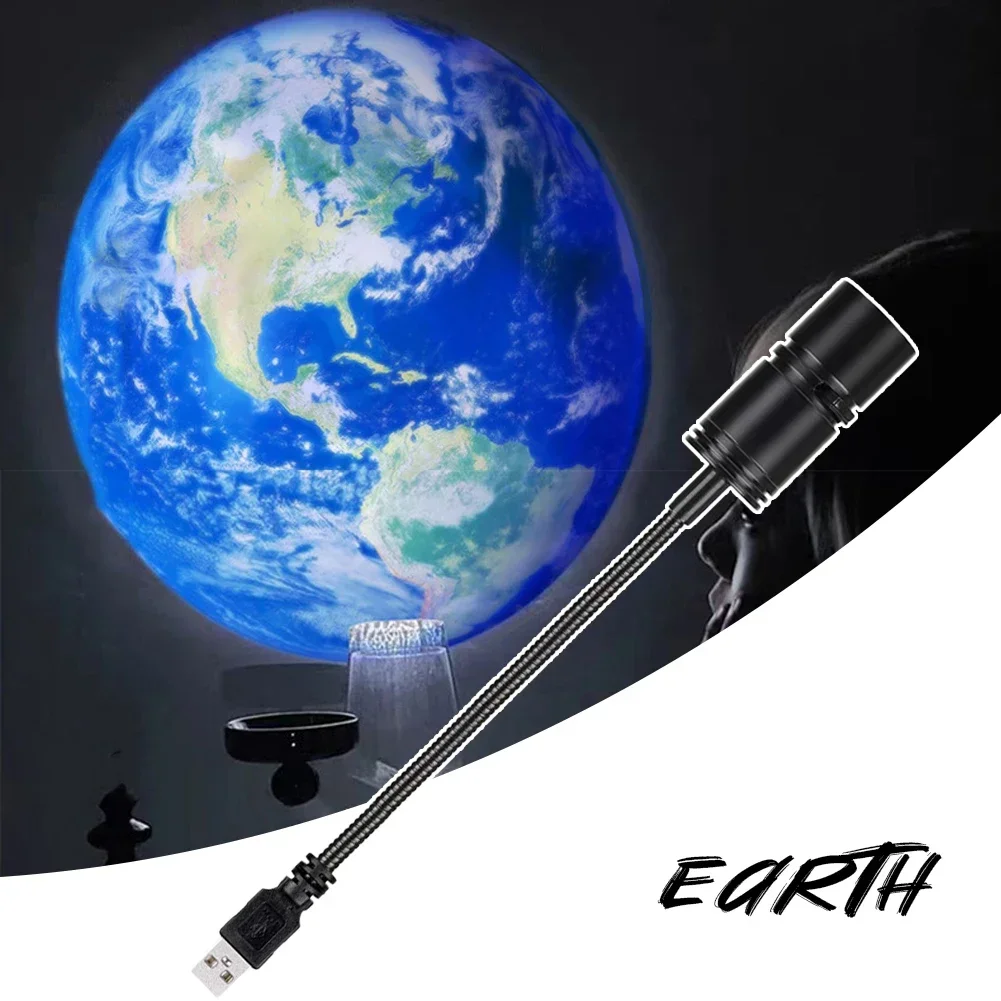 Car Atmosphere Lighting USB Moon Globe Star Light Room Wall Decor Gift ﻿ Projector Led Galaxy Lamp Night Lighting Decor Lamps