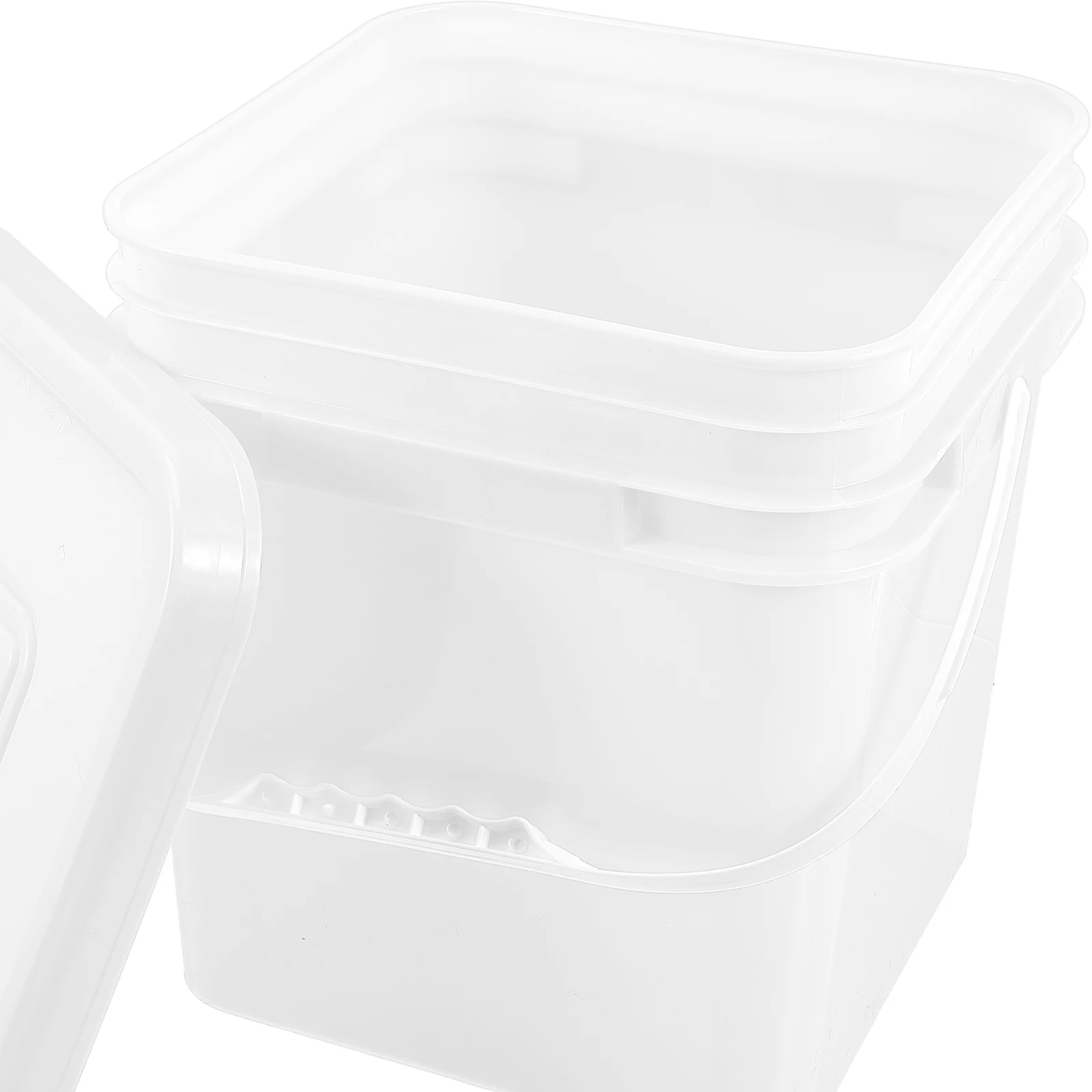 

Sealed Laundry Bucket Plastic Household Powder Storage Container Multipurpose Refillable Laundry Soap Holder Durable Lid Handle