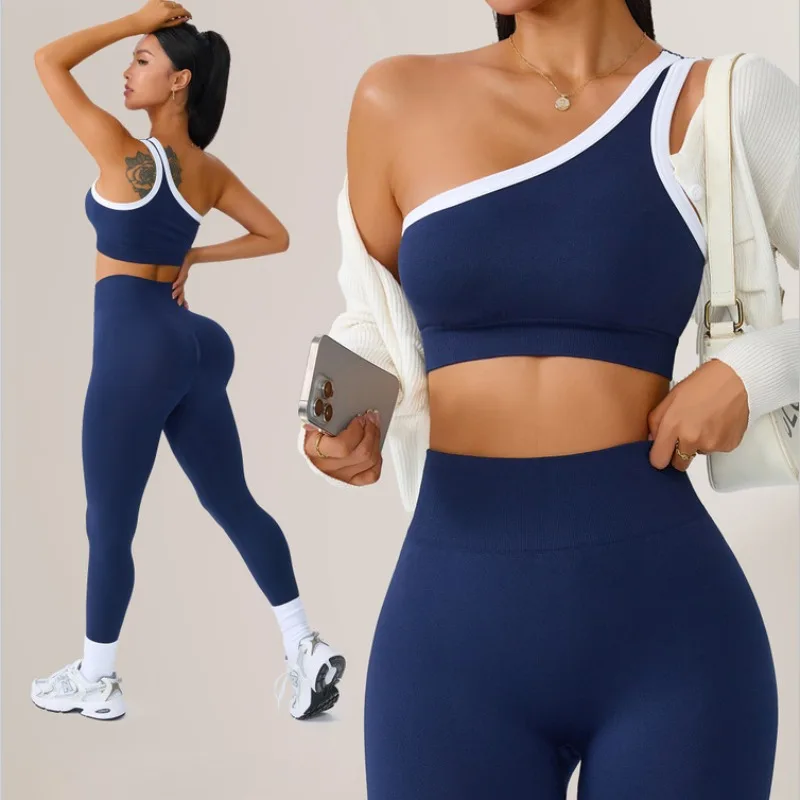 

2026 Spring/summer New Casual Women's Beautiful Back Bra Trousers Sports Yoga Suit