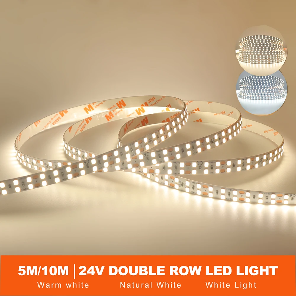 fita-de-led-ra98-smd-2835-dc-24v-240-leds-m-fita-adesiva-flexivel-3000k-4000k-6000k-iluminacao-linear-de-alto-cri-5m-10m