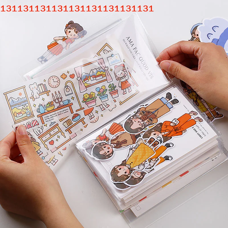 40 Pages A6 Postcards Pocket Storage Book Transparent Home Picture Album