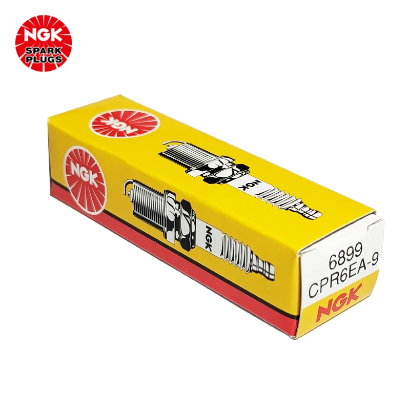 NGK motorcycle spark plug CPR6EA-9 6899 for Honda Hauzu Suzuki Yamaha 125(1pcs)