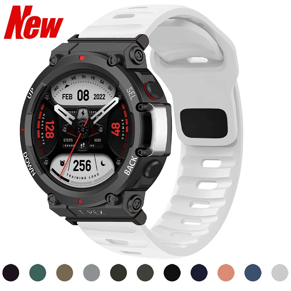 Silikon Sport Band Für Huami Amazfit T-REX 3/2/1 Smart Uhr Armband Armband Für Amazfit T-Rex Pro/T-REX Ultra Gummi Correa