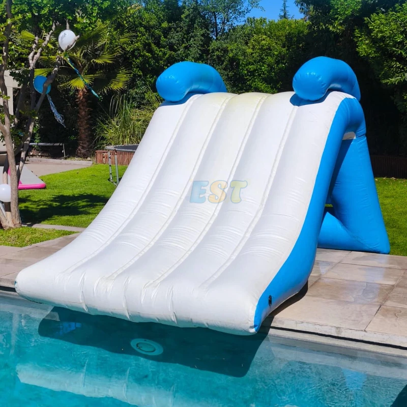 Outdoor Commercial Water Slide for Pool Inflatable Water Pool Slides Inflatable Mini Yacht Slide for Kids and Adults