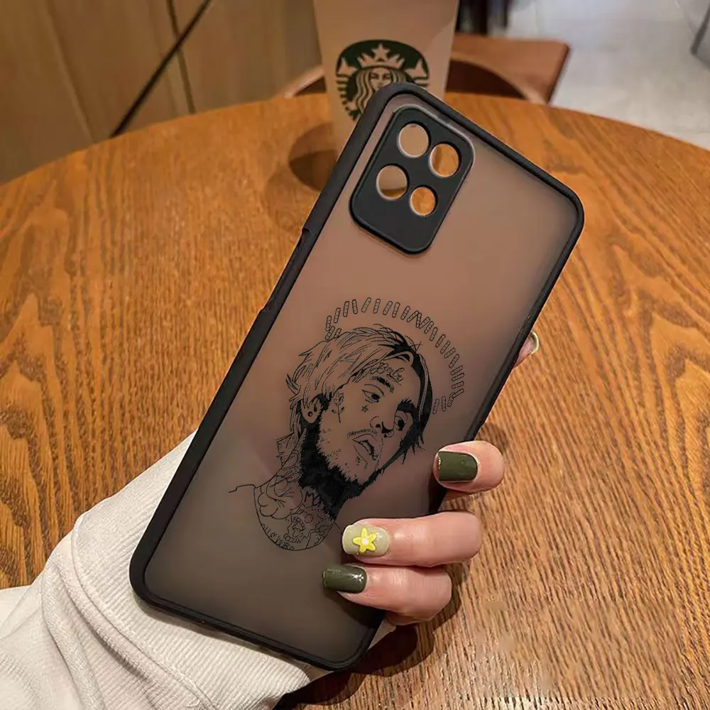 Cry Baby Rapper Lil Peep Hell Boy Matte Case for OPPO Realme C20 C21 C30 C31 C33 C35 C53 C55 V25 X7 XT MASTER NARZO 50I 50A Case