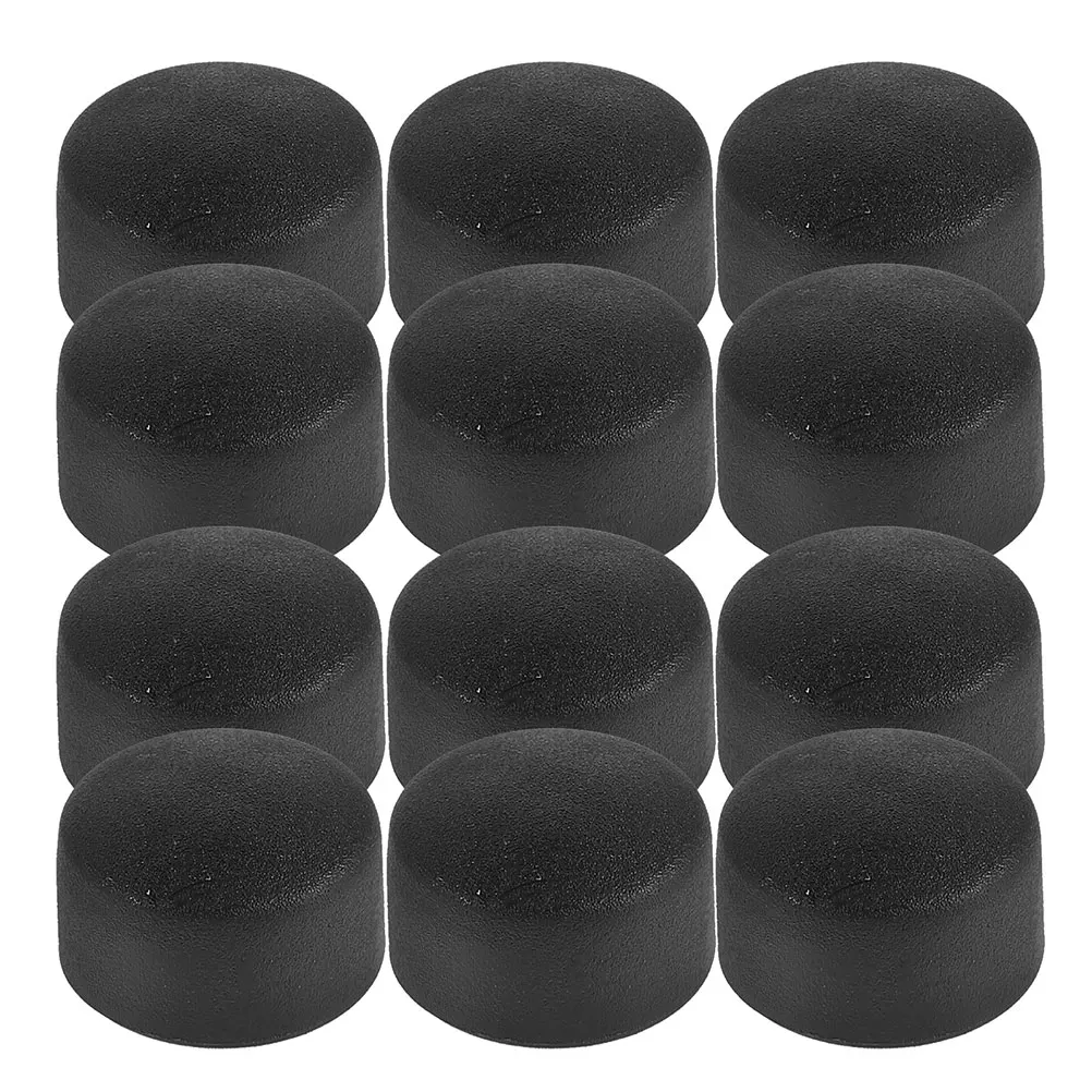 

20pcs Black End Tip Protectors 12 7mm Plastic Rod Caps Foosball Table Accessories Childsafe Design Easy Installation Universal