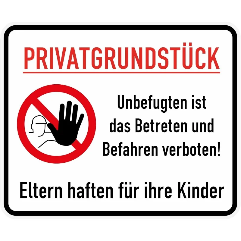 ملصق تزيين السيارة ملصق لاصق لامع ورائع ملصق Beteten verboten مناسب لنوافذ السيارة 13 سم PVC KK #1