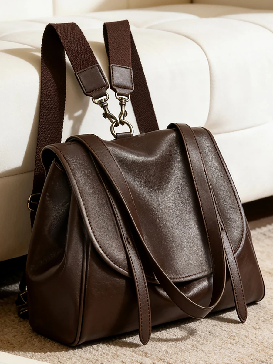 

Женская многофункциональная сумка-мессенджер из натуральной кожи высшего качества, новинка 2025 года, из натуральной кожи, на одно плечо