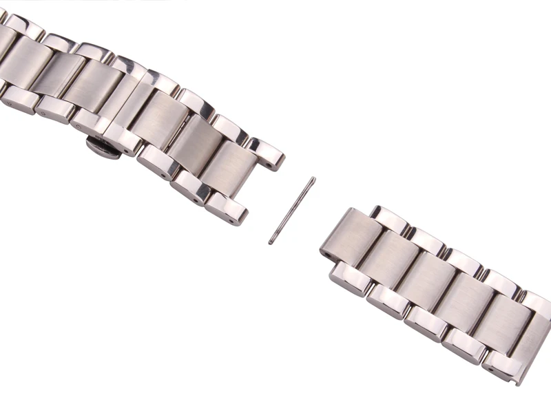 Watch Band Bracelets Men Women Solid Stainless Steel 18mm 20mm 21mm 22mm 23mm 24mm Watchband Strap Accessories