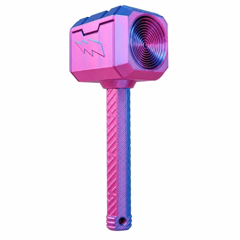 New 3D Printed Bounce Hammer Bounce Action Hammer Shape Colorful Hammer Pendant Hammer Ornament Stress Relief