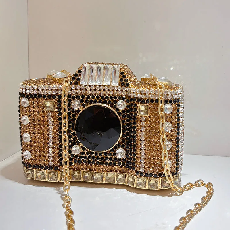 Pearl Resin Egg Shape Evening Clutch Bag Women Wavy Metal Handle Wedding Party Handbag