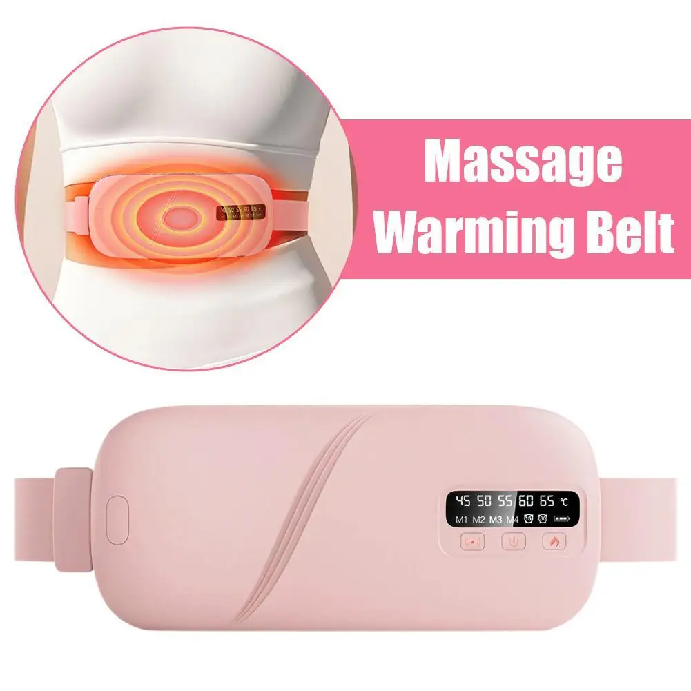 

USB Charging Uterus Warming Belt Electric Heating Pad For Women Period Care Hot Compress Abdominal Massager Waist Warmer Belt