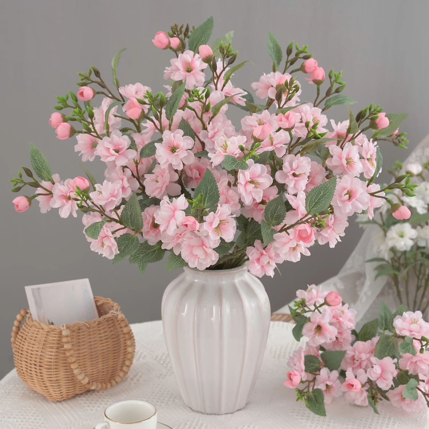 1 Bündel, 20 Köpfe, künstliche Rosenblüten, Seiden blumen arrangements für Tisch dekoration Home Office Party Hochzeit Indoor Outdo
