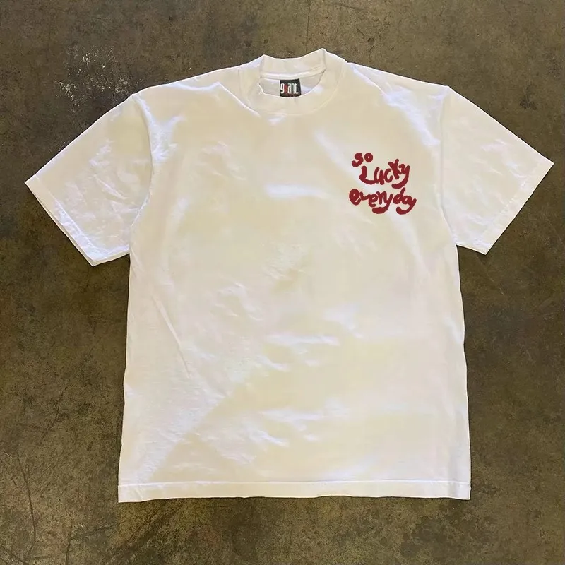 Cheng Story 260g Heavyweight Pure Cotton American Oversize Couple Style Loose Short Sleeve Men's T-shirt Women's T-shirt