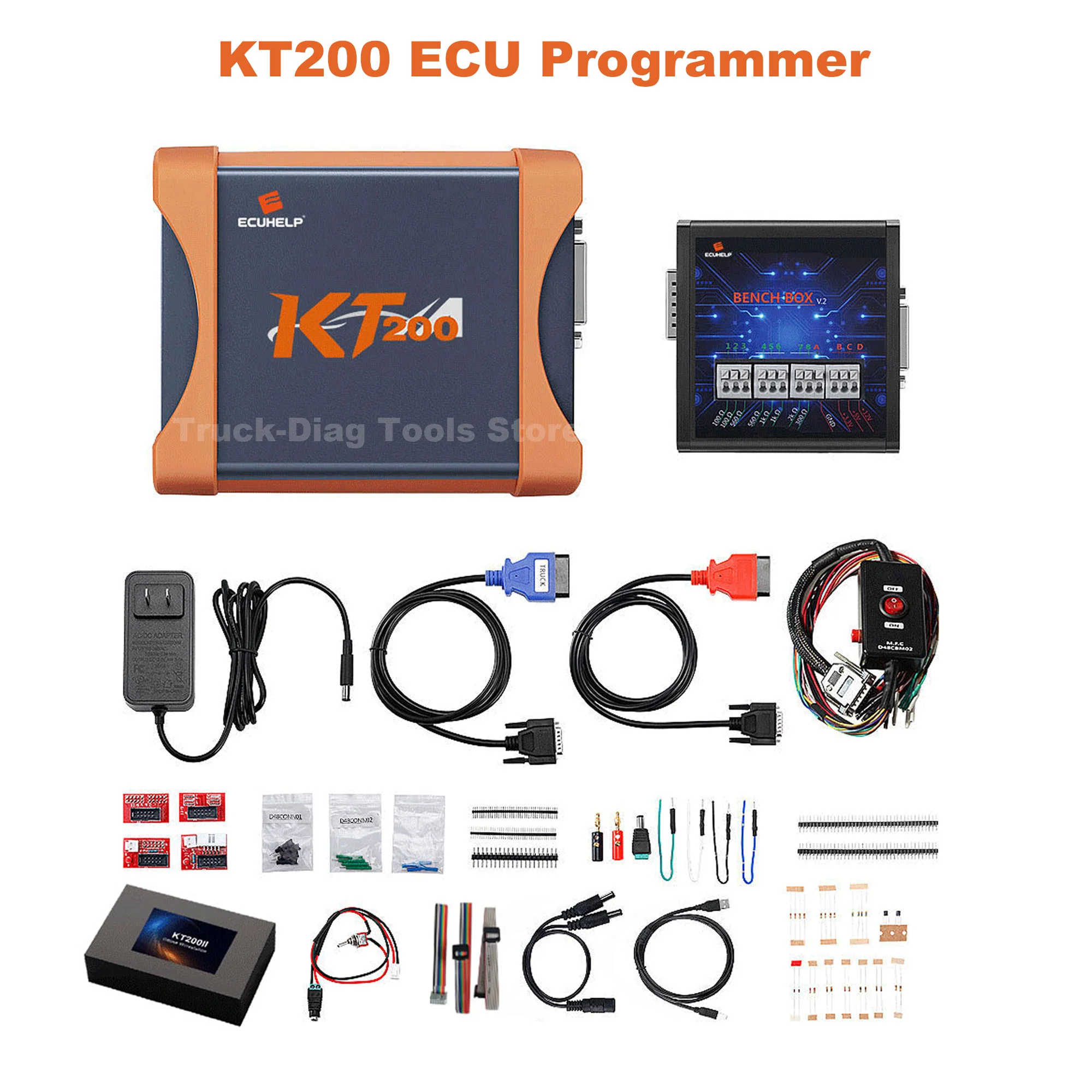 KT200 for ECUHELP  ECU Programmer Full Version Support OBD / Bench / BOOT / JTAG / BDM  OBD2 Code Read