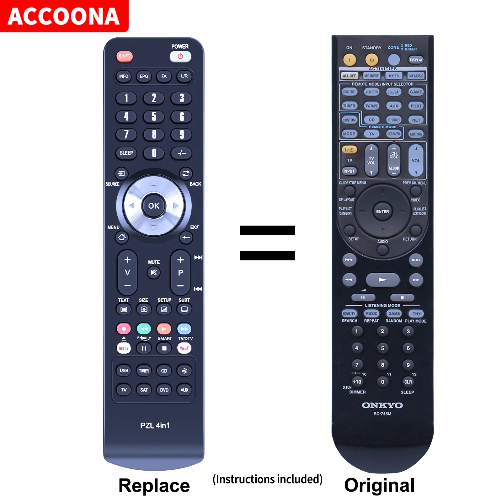 RC-745M Ersatz Fern…