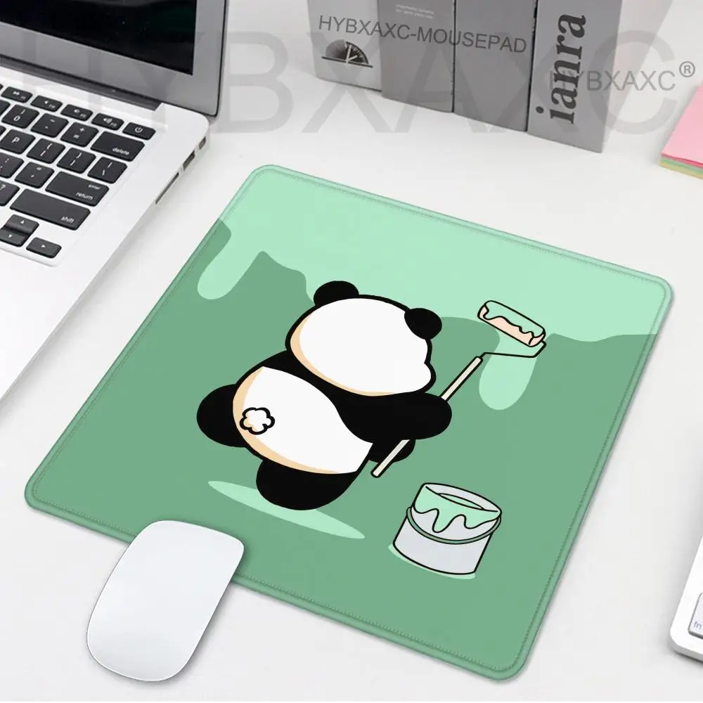 

45x40cm Black And White Panda Mouse Pad Gaming Accessories Cartoon Panda Mats Art Design Non-slip Office Cute Small Mousepad