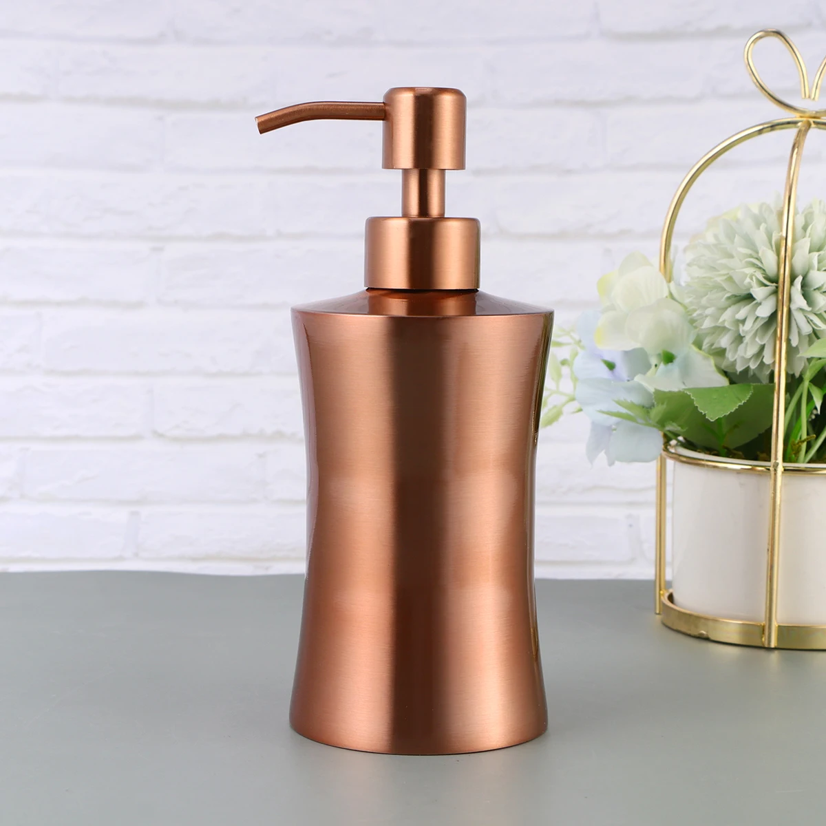 

400 Ml Stainless Steel H Soap Bottle Reusable Ideal for Bathroom Kitchen Portable Sprayers Storage Containers Refillable