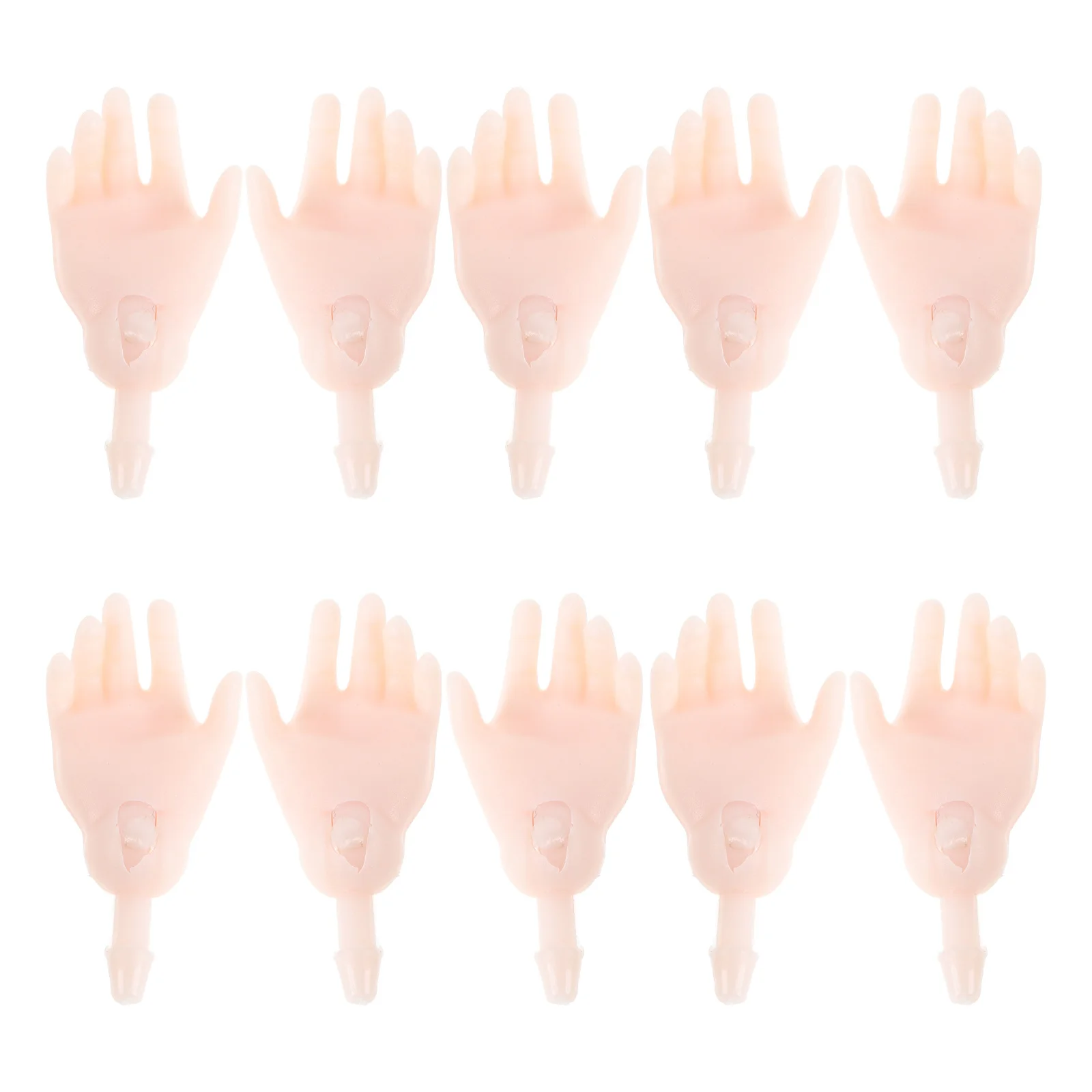 

15Pairs Realistic Jointed Hands for Miniature Body Accessories Movable Fingers Poseable Craft Replacement Parts DIY Figure
