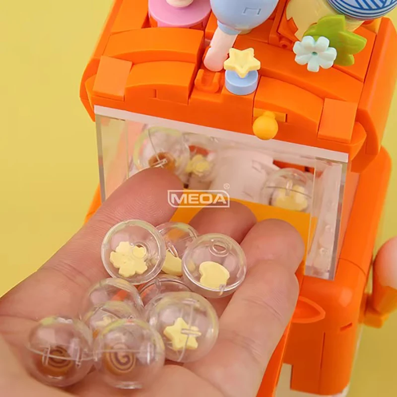 

462 шт., машина для изготовления яиц Cat Twister, строительные кирпичи, креативные машины Gachapon, сборочный блок, игрушка «сделай сам», обучающая подарочная игрушка для детей