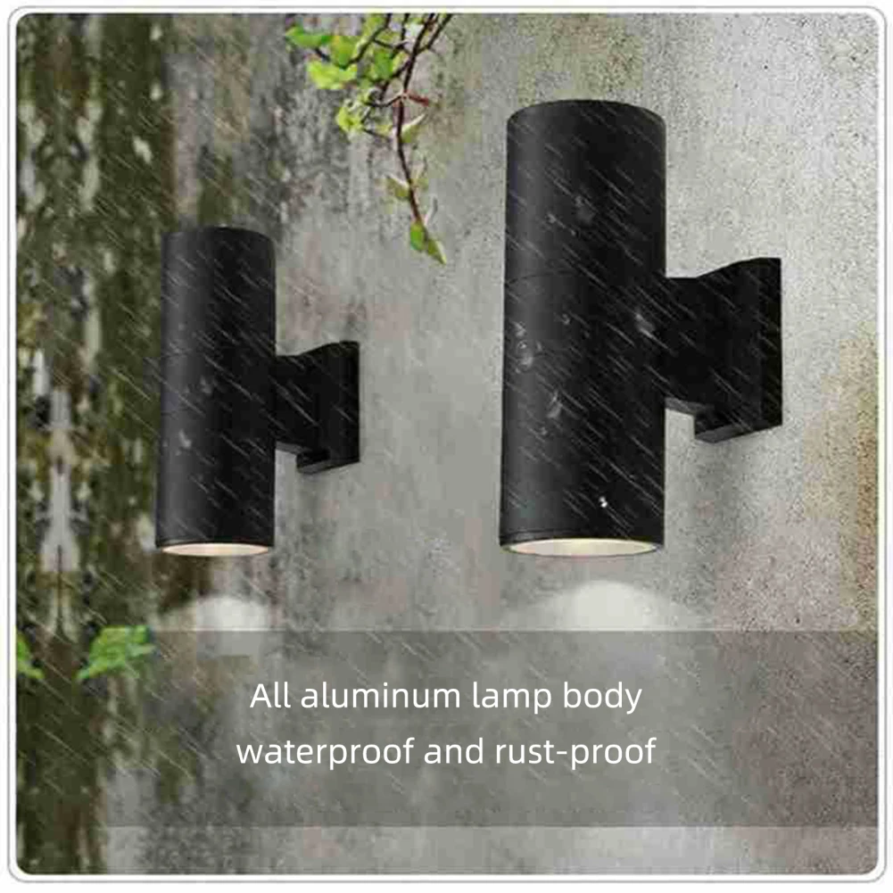 Applique Murale LED Imperméable Conforme à la Norme IP65, Luminaire d'Niket d'Extérieur, Idéal pour un Jardin ou une Véranda, 6W, AC 85/265V