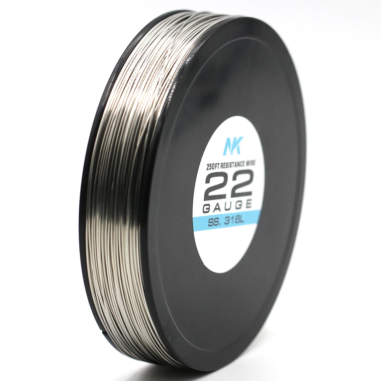 NK SS 316L Round Wire Stainless Steel AWG 22 24 26 27 28 29 30 32 34 36 38 40 Gauge 250ft 500ft 1000ft DIY Jewellery Making