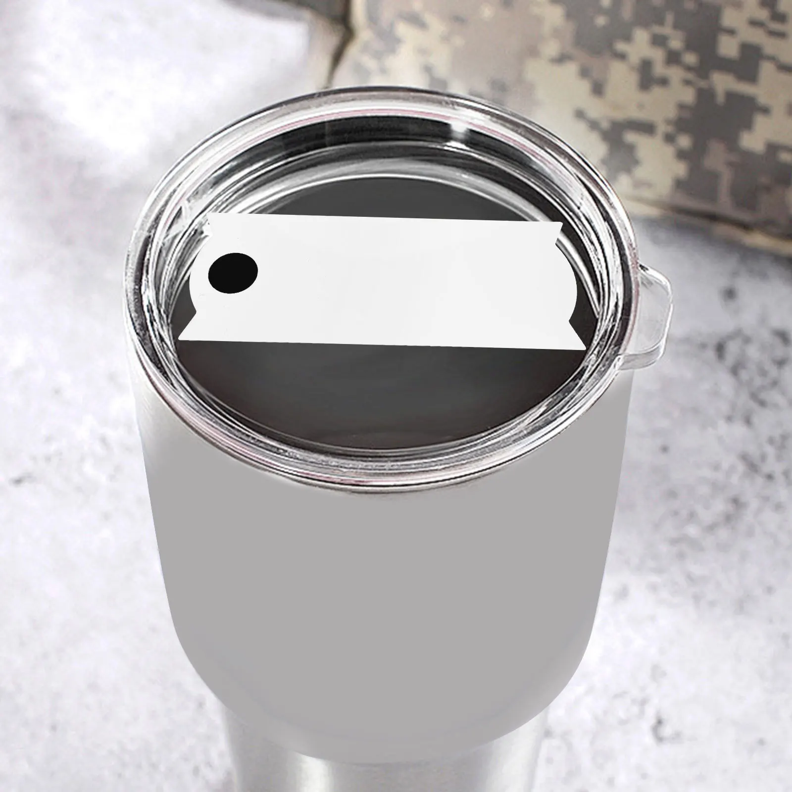 

6Pcs DIY Blank Metal Name Plates for Bottle Cap Water Bottle Lid Aluminum Nameplates for Tumbler Craft Decoration