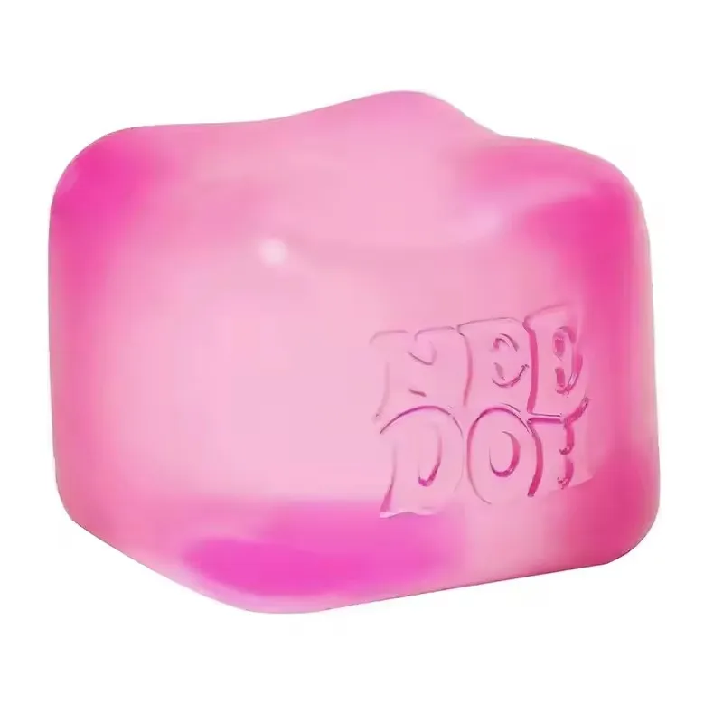 Schylling Nee Doh Kwallen & Kubus Knijp Speelgoed, Zacht Jelly Knijp Stress Verlichtend Fidget Speelgoed, Sensorisch NeeDoh voor Kinderen & Volwassenen