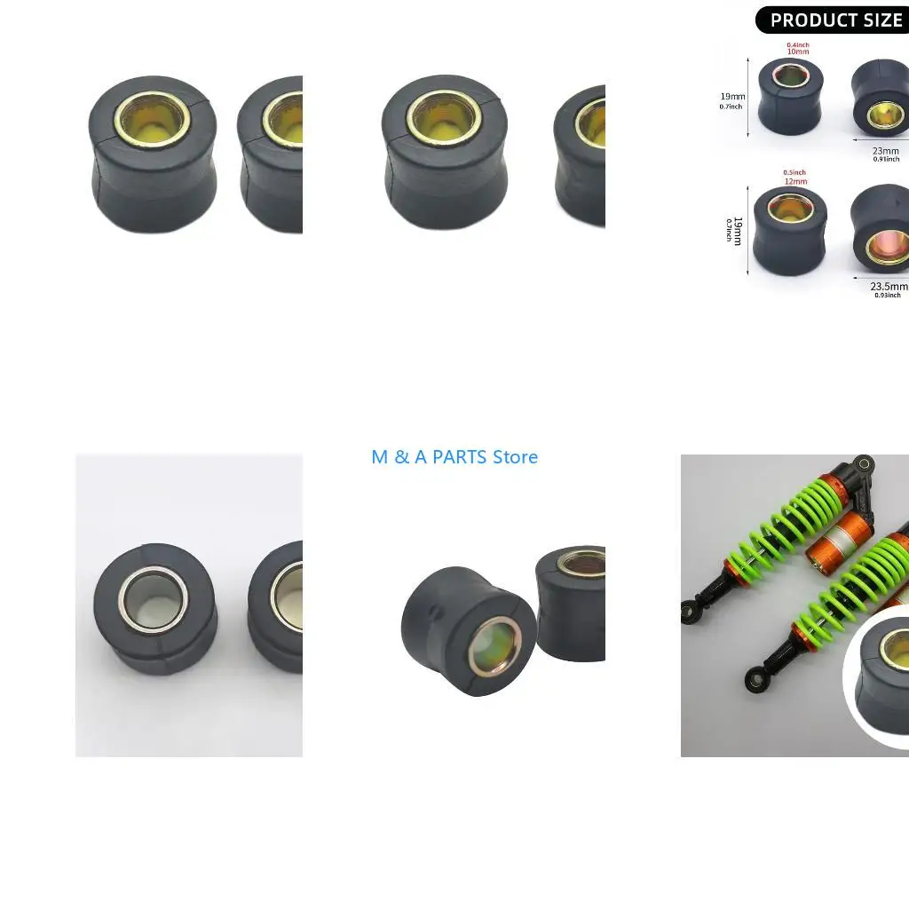 U1JF Easy to Install Shock Absorbing Bushings Versatile Vibration Reduction Bushing set for Electric Scooters & Motorcycles