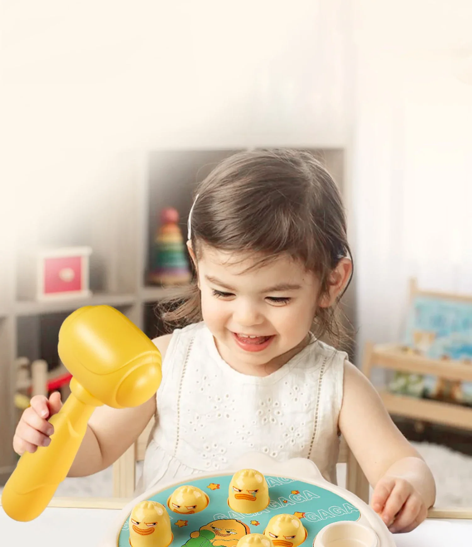 Brinquedo Educativo Kawaii precoce para o Bebê, Quebra-cabeça da Criança Brinquedos para Meninos e Meninas, 1 Ano para Crianças, Jogo Mole, 12 a 24 Meses