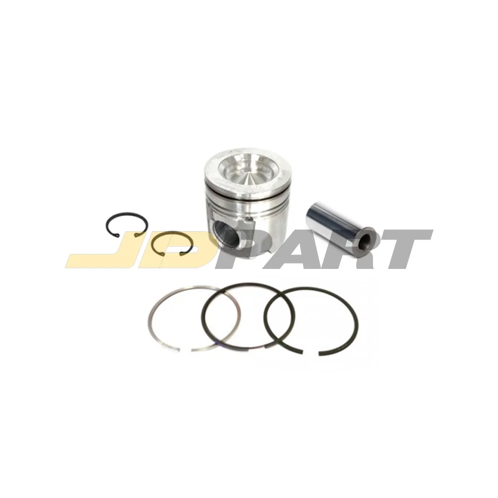 Good Guarantee 4 PCS STD E2190 Piston (Clip & Pin) &Rings Fit For Cummins B3.3 Engine