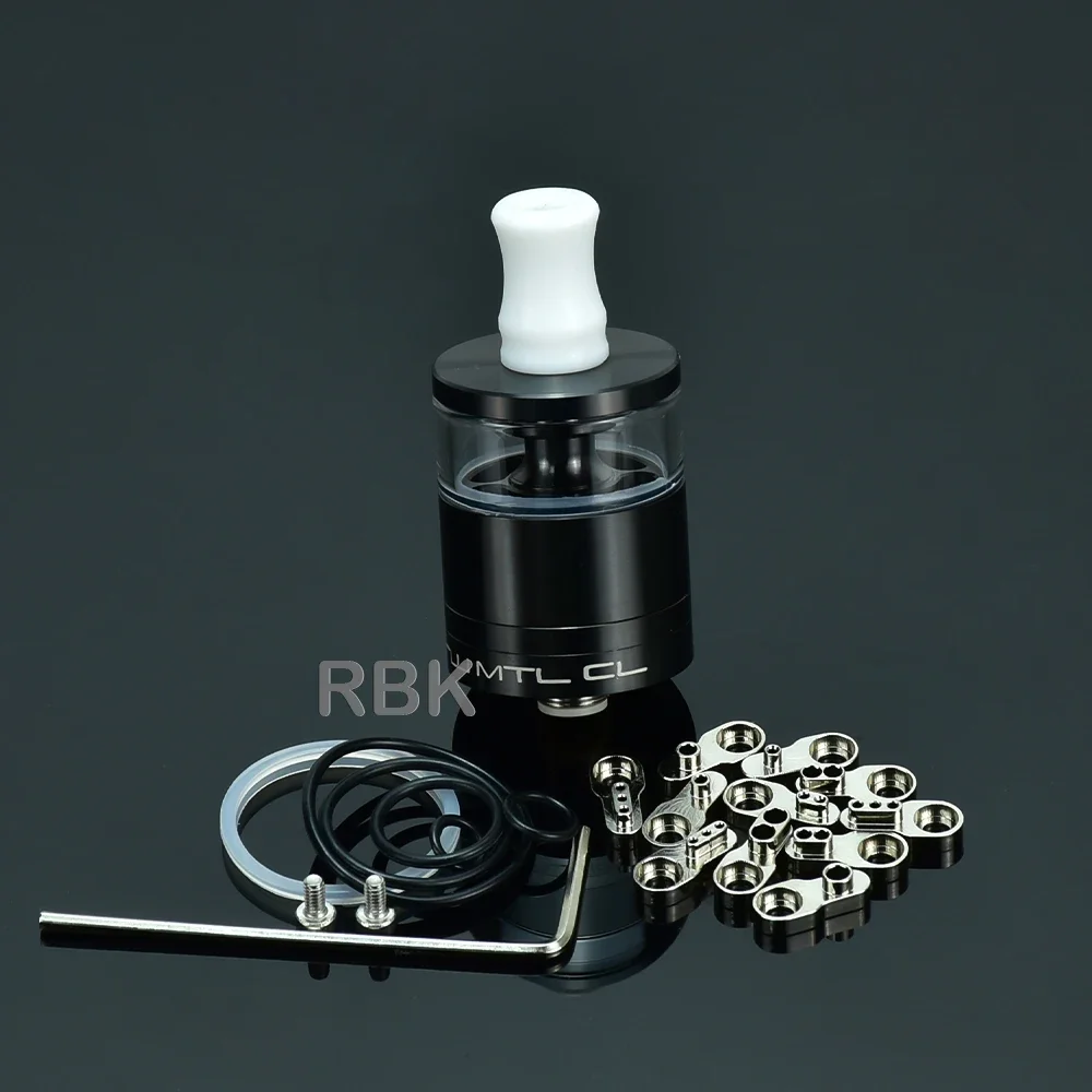 Распылитель wolfcoolvape Dvarw MTL CL RTA, 22 мм, резервуар с одной катушкой 316SS, 2 мл, 3,5 мл, 5 мл, Vape с 11 вставками AFC для MTL Vaping
