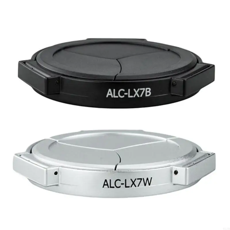 Practical Lens Protector Self-Retaining Automatic Lens Cover for DMC-LX7 D-Lux6 Camera Easy to Use Auto Lens Caps