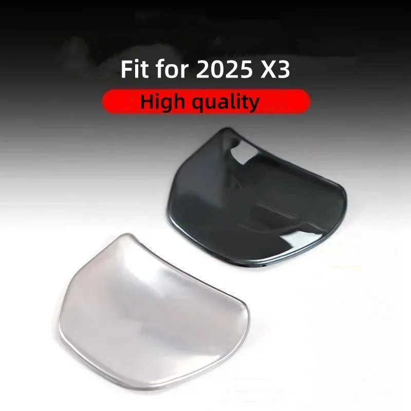 For BMW X3 2025 Car Inner Handle Door Bowl Protective Sticker Alloy Anti-scratch Door Handle Decoration car interior Accessories 6