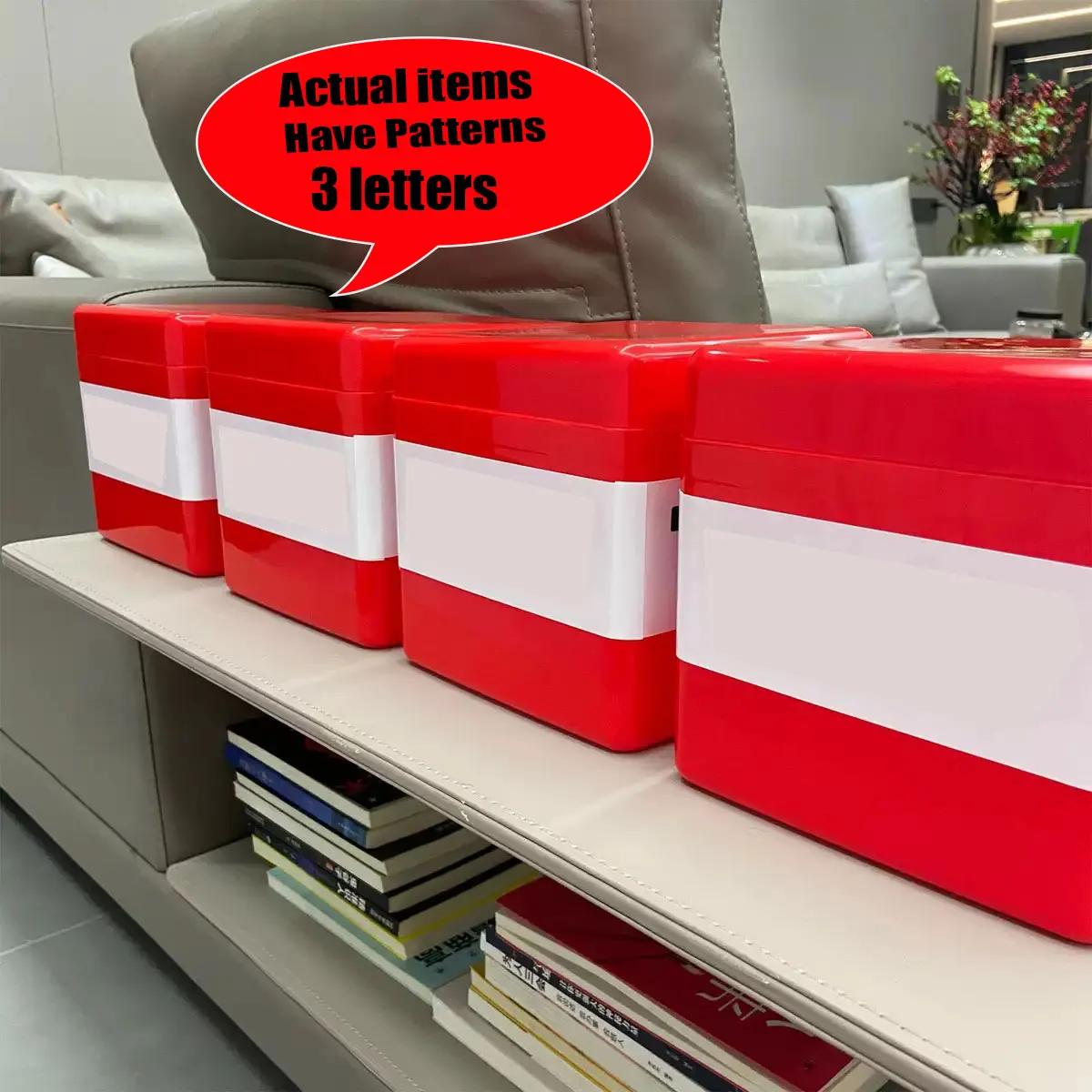 Caja de almacenamiento de regalos para chico, bloques de construcción magnéticos, juguetes de escritorio, cubo de almacenamiento de bloques de aperitivos, organizador de plástico, contenedor a prueba de polvo