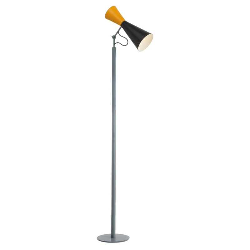 Modern medieval retro color matching designer living room sofa floor lamp