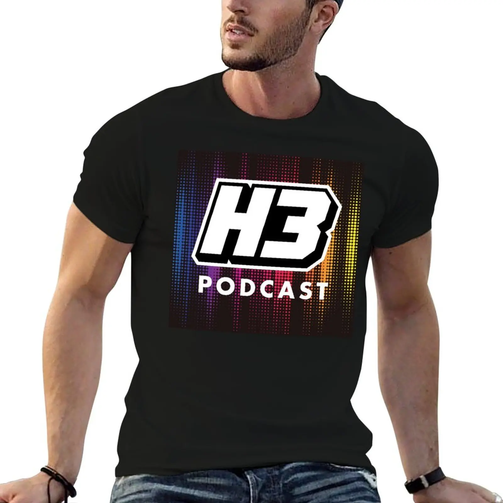 H3 Podcast T-Shirt Casual Light Summer Short Sleeve Top