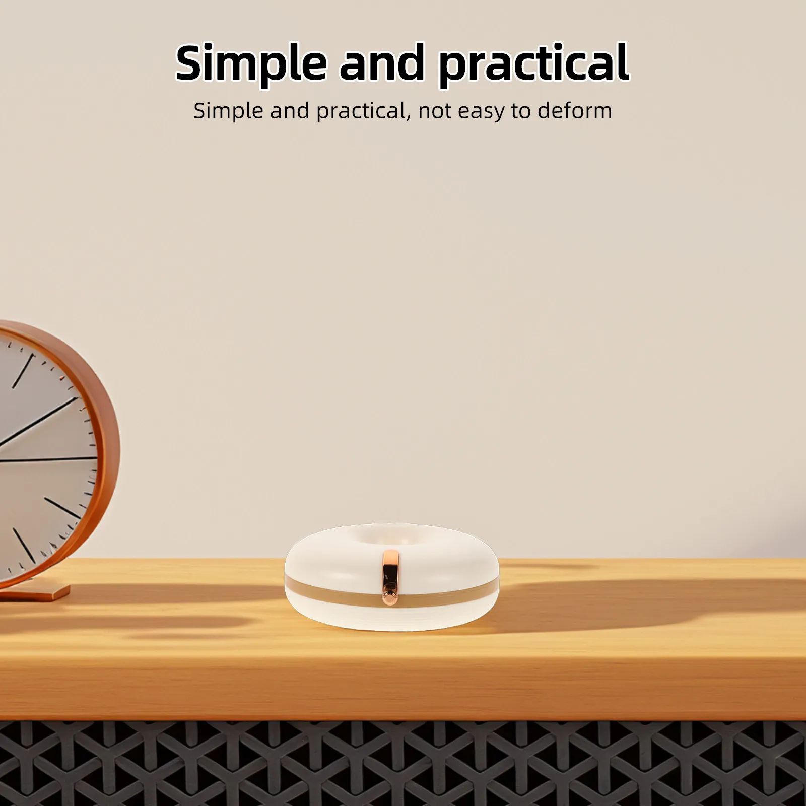 

Портативный футляр для хранения зубных протезов и невидимых элайнеров в форме пончика, тонкий дорожный контейнер для брекетов и ретейнеров