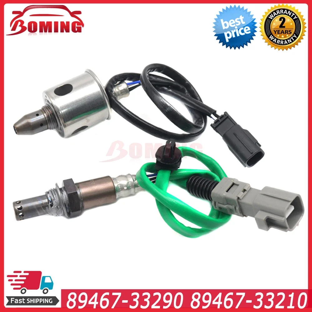 2pcs Car Up&Downstream Air Fuel Ratio Oxygen O2 Lambda Sensor 89467-33290 89467-33210 For Toyota Camry Avalon 234-9307 234-9304