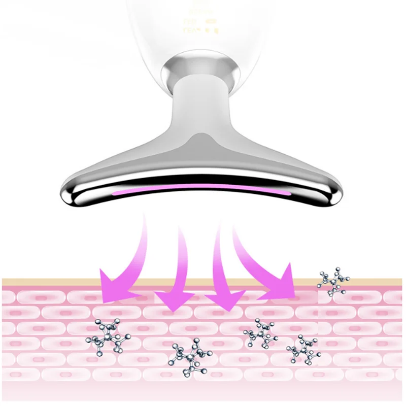 しわ除去電動フェイシャルマッサージャー,USB充電式,高周波,振動,アンチエイジングフェイシャルデバイス,肌用