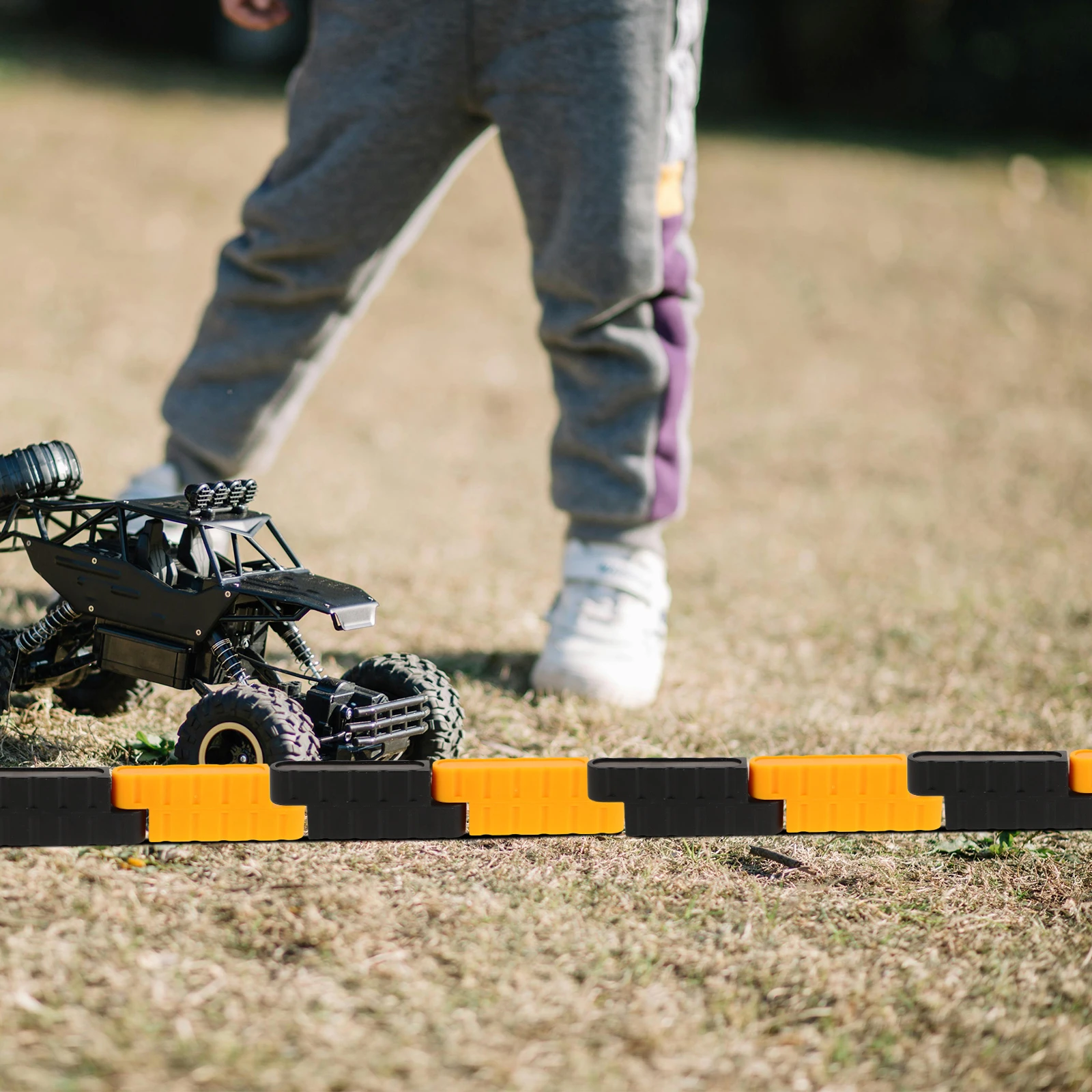 

Race Road Barrier Mini Barricade Sign Toy Blocks Toys Traffic Signs Roadblocks Drift Miniature Fences