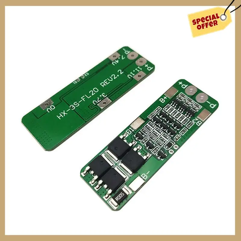 10 قطعة بطارية ليثيوم 18650 شاحن PCB BMS لوح حماية لتقوم بها بنفسك 20A لمحرك الحفر 12.6 فولت وحدة خلية ليثيوم