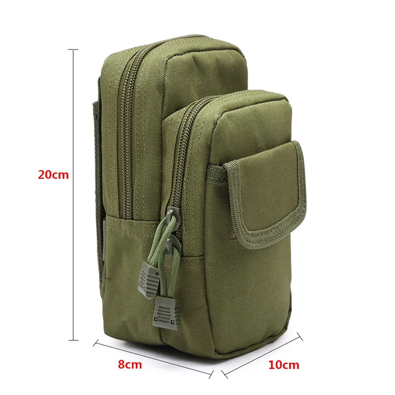 Outdoor Hunting Bags EDC Nylon Tactical Molle Waist Pack Tools Utility Sundries Pouch Equipment Packs Bags