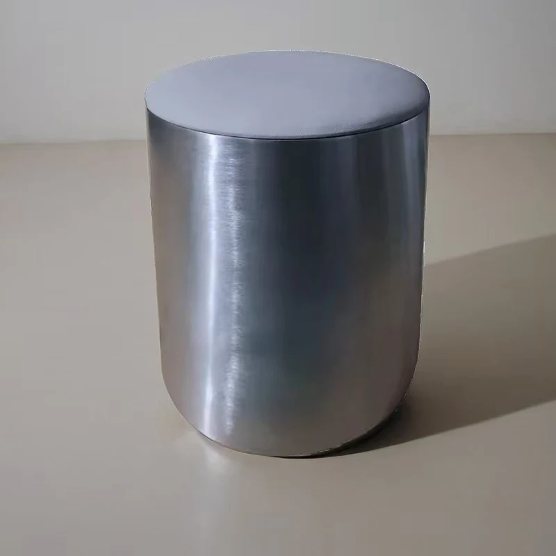 الحديثة الشمال الفولاذ المقاوم للصدأ بار البراز الحد الأدنى مقعد مقهى مستدير مصمم مقهى البراز توفير المساحة الاستخدام التجاري