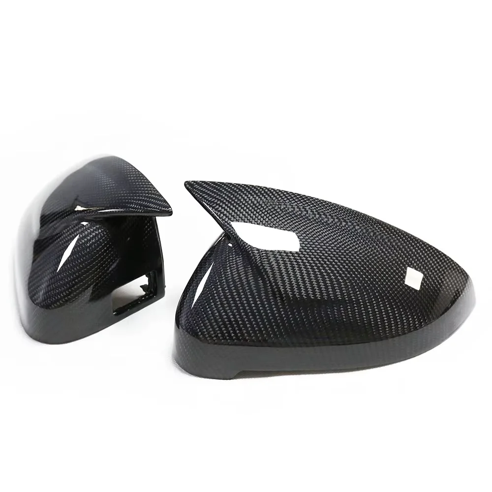 

ZAIQU Carbon Fiber Auto Mirror Cover Replacement M Look Style for B9 A4 A4L A5 S5 With Lane Assist A4 B9 Rearview Mirror Ca