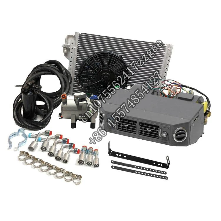 

12V Car dc Air Conditioner System 12 volt 24 volt Cooling dc Scroll Compressor Assembled System Unit for RV Truck Van Bus Pickup