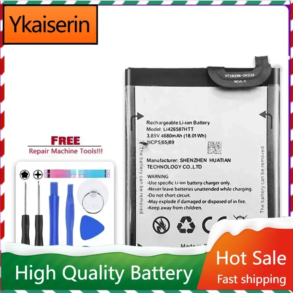 

In Stock for Blackview A100 Battery 4680mAh Long Standby Time High Capacity for Blackview Li426587HTT Batteries + Track Code