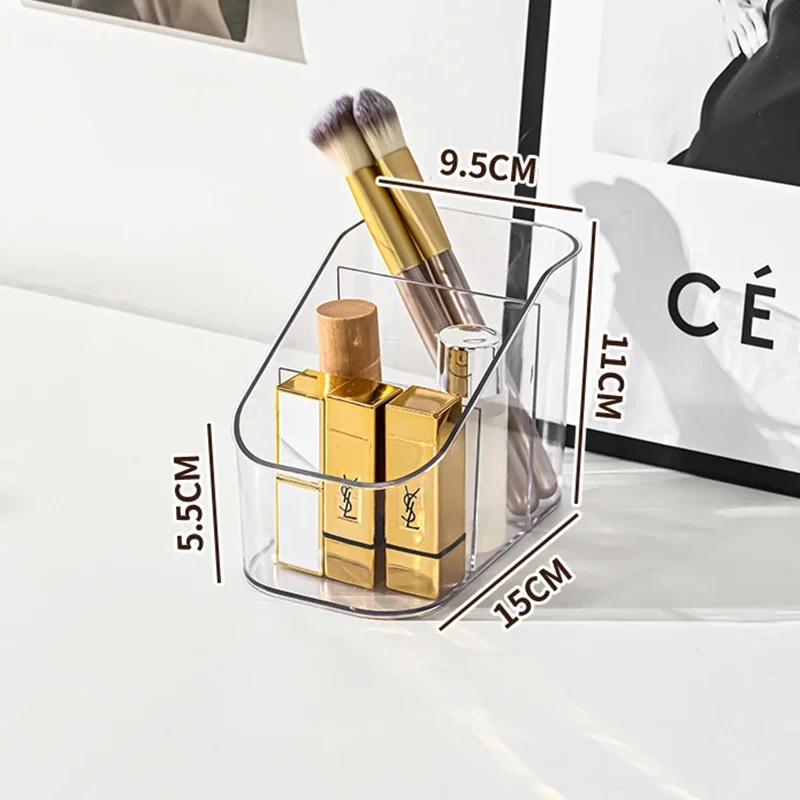 Clear Makeup Organizer PET Dustproof Storage Box, Bathroom Organizer, Lipstick Organizer Box, Acrylic - Image 5
