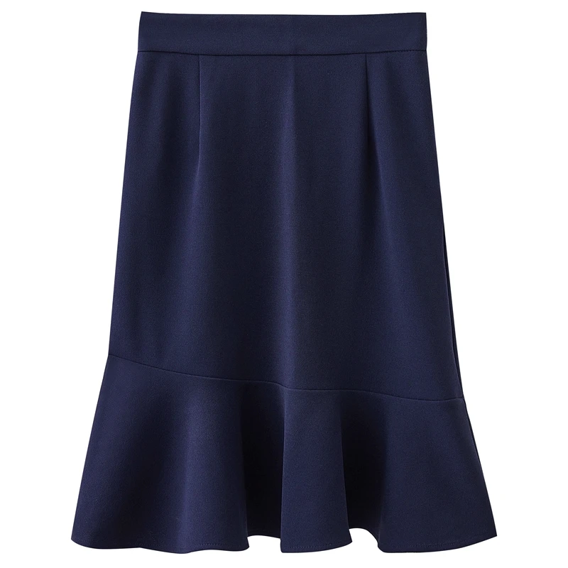 

Elastic Fi Tail Skirt Summer f Skirt plus Size Profional Workwear ort Skirt Bodycon f Skirt Pleated Skirt